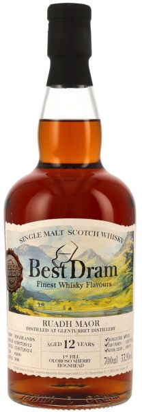 Ruadh Maor (Glenturret) 12 Jahre 2012/2024 1st Fill Oloroso Sherry Best Dram 55,9% vol.