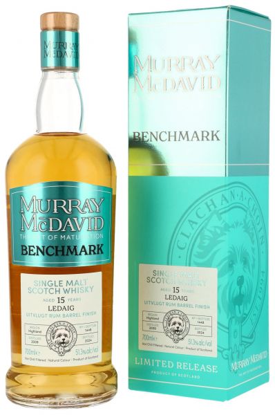 Ledaig 2009/2024 Uitvlugt Rum Barrels Murray McDavid Benchmark 51,3% vol.