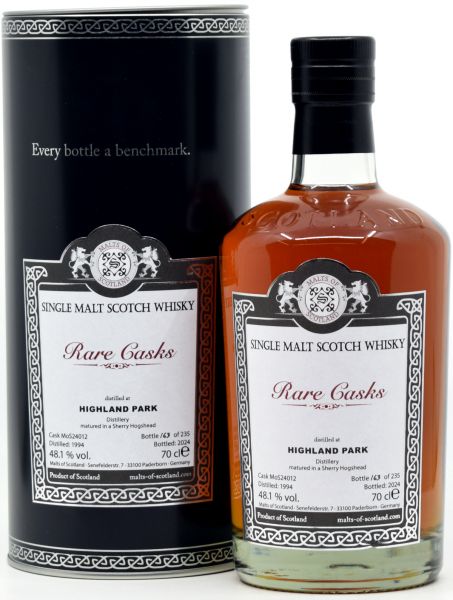 Highland Park 30 Jahre 1994/2024 Sherry Cask Malts of Scotland Rare Cask Range 48,1% vol.