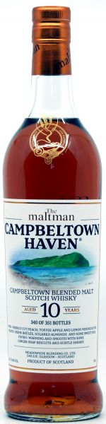 Campbeltown Haven 10 Jahre 2014/2024 Meadowside Blending Maltman 53,8% vol.