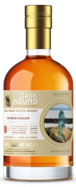 Invergordon 18 Jahre 2006/2024 1st Fill Moscatel Cask The Caskhound 56,6% vol. 0,5 l