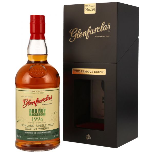 Glenfarclas 1996/2024 The Famous Scots No. 26 Rob Roy 46% vol.