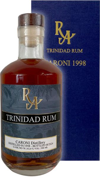 Caroni (Trinidad Rum) 26 Jahre 1998/2024 Rum Artesanal Single Cask #76 63,4% vol.