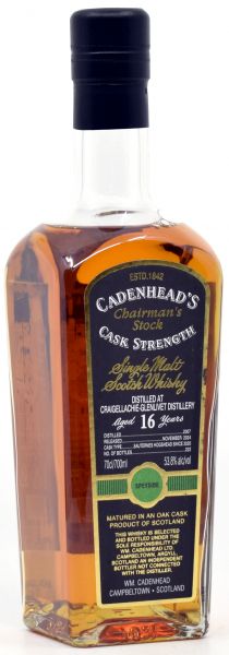 Craigellachie 16 Jahre 2007/2024 Sauternes Cask Cadenhead Chairman&#039;s Stock 53,8% vol.