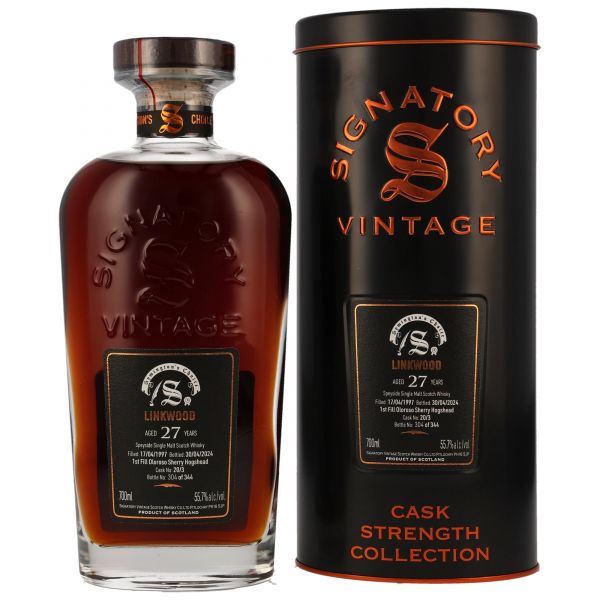 Linkwood 27 Jahre 1997/2024 Symingtons Choice Signatory Cask Strength #20/3 55,7% vol.