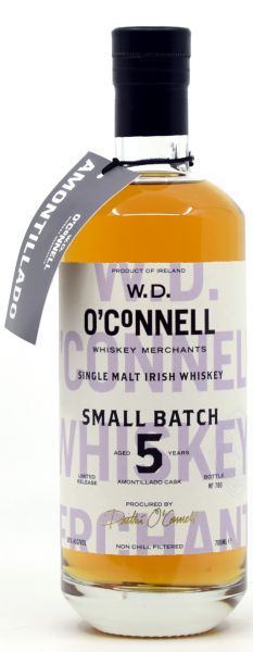 W.D. O&#039;Connell 5 Jahre Small Batch Amontillado Single Malt 2024 50% vol.