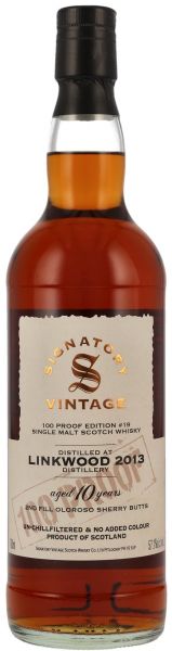 Linkwood 2013/2024 Oloroso Sherry Signatory Vintage 100 Proof #19 57,1% vol.