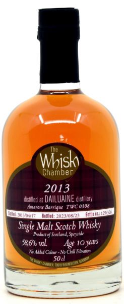 Dailuaine 10 Jahre 2013/2023 Amarone Cask The Whisky Chamber 58,6% vol.