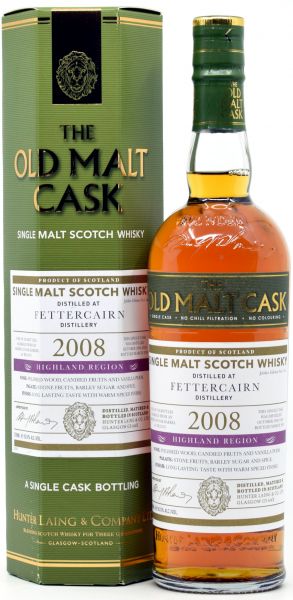 Fettercairn 15 Jahre 2008/2024 Hunter Laing Old Malt Cask 50% vol.