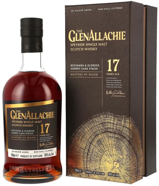 The GlenAllachie 17 Jahre Mizunara &amp; Oloroso Sherry Cask Finish 50% vol.