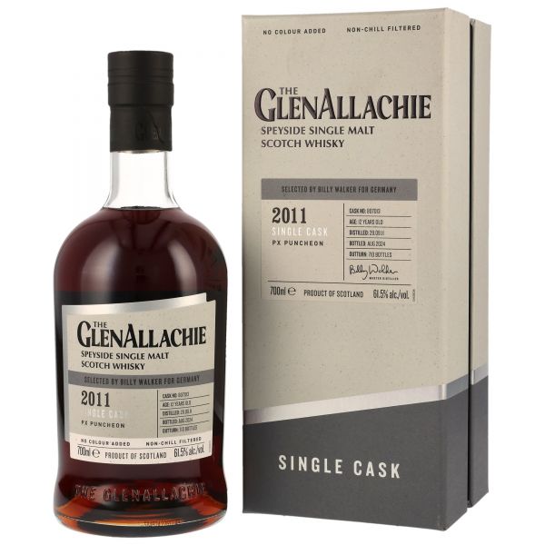 Glenallachie 12 Jahre 2011/2024 PX Sherry Single Cask #807013 61,5% vol.