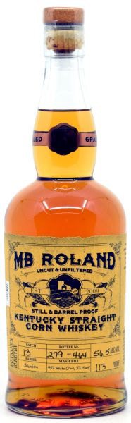 MB Roland Kentucky Straight Corn Whiskey Batch #13 56,5% vol.