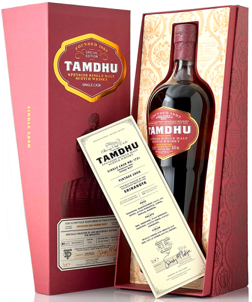 Tamdhu 2006/2022 1st Fill Sherry Single Cask #1731 for Shinanoya 58,6% vol.