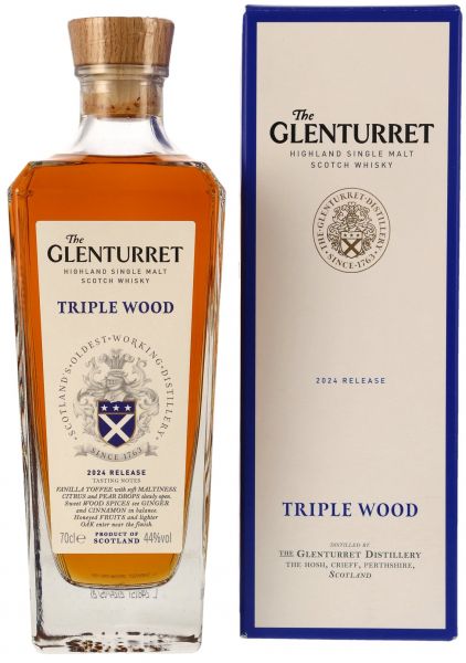 Glenturret Triple Wood Release 2024 44% vol.