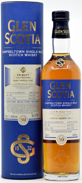 Glen Scotia 2016/2024 PX Sherry Butt #3392 Jubilee Edition 60% vol.