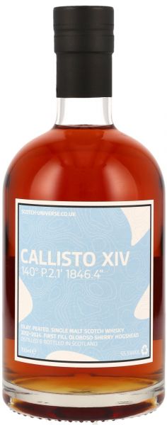 Callisto XIV 2012/2024 1st Fill Oloroso Sherry Hogshead Scotch Universe 55,5% vol.