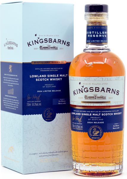 Kingsbarns Distillery Reserve 2024 Cask Strength 58,2% vol.