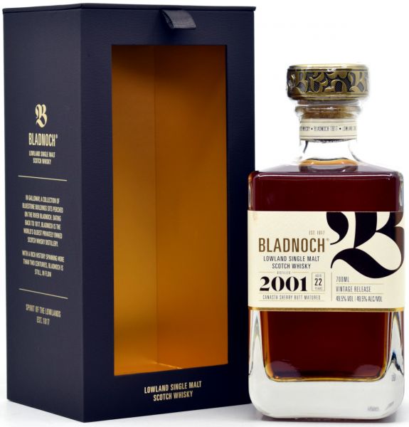 Bladnoch 22 Jahre 2001/2024 Canasta Sherry Butts 49,5% vol.