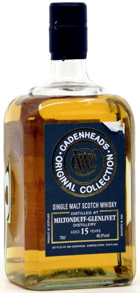 Miltonduff 15 Jahre 2008/2024 Cadenhead&#039;s Original Collection 46% vol.