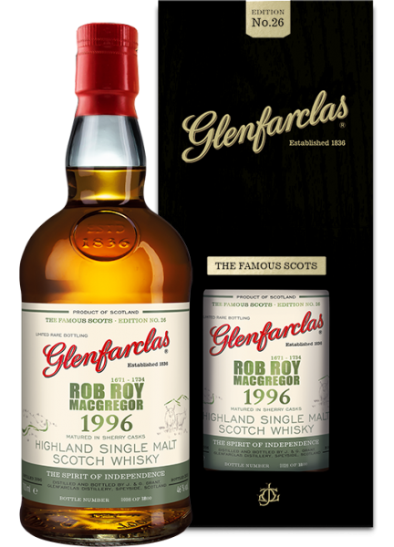 Glenfarclas 1996/2024 The Famous Scots No. 26 Rob Roy 46% vol.