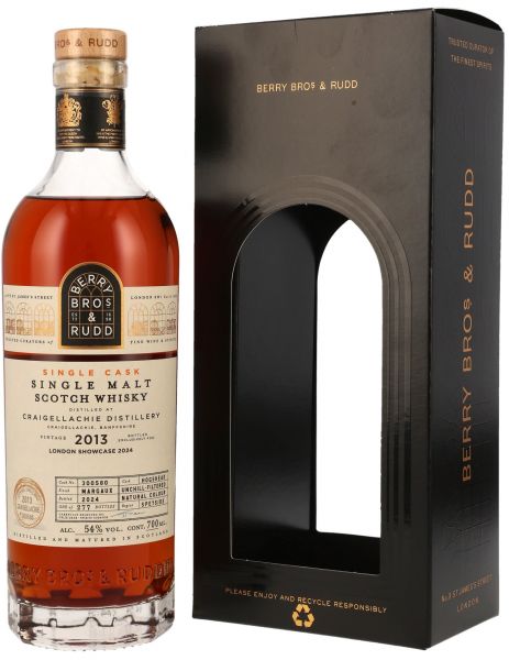 Craigellachie 2013/2024 Margaux Cask Berry Bros. &amp; Rudd London Showcase 2024 #300580 54% vol.