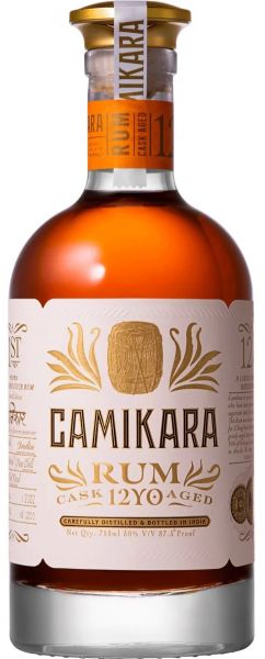 Camikara 12 Jahre Indian Pure Cane Juice Rum 50% vol.