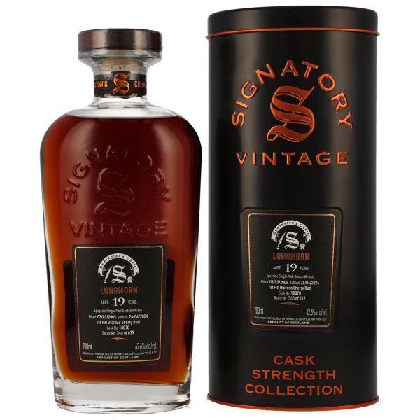 Longmorn 19 Jahre 2005/2024 Symingtons Choice Signatory Cask Strength #18070 62,6% vol.