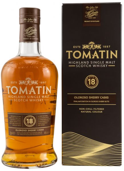 Tomatin 18 Jahre Oloroso Sherry Casks