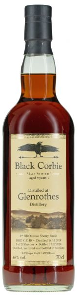 Glenrothes 2014/2024 Sherry Cask Black Corbie 63% vol.