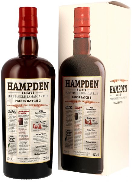 Hampden Pagos 2024 100% Sherry Cask Batch #3 52% vol.