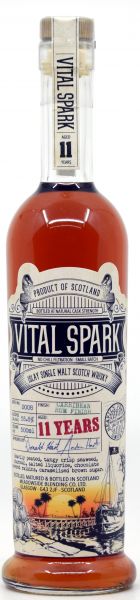 Vital Spark 11 Jahre heavily peated Caribbean Rum finish Meadowside Blending 55,8% vol.