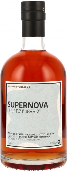 Supernova I 2015/2024 1st Fill Portwein Barrique Scotch Universe 57,9% vol.