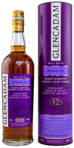 Glencadam Reserva PX Sherry Small Batch 46% vol.