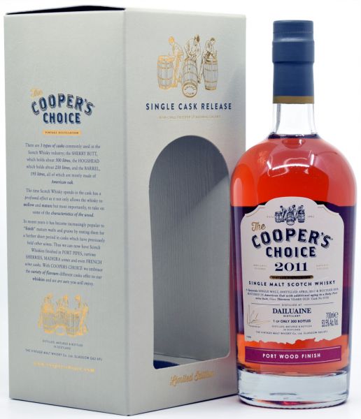 Dailuaine 2011/2024 Port Wood Cask Cooper&#039;s Choice 53,5% vol.