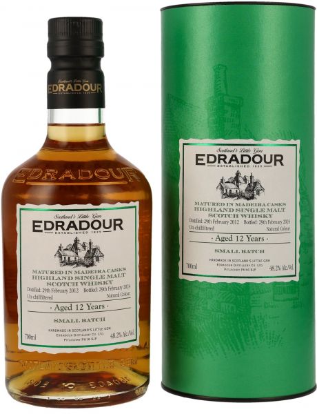 Edradour 12 Jahre 2012/2024 1st Fill Madeira Casks 48,2% vol.