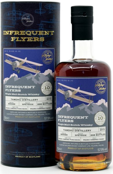 Tamdhu 10 Jahre 2013/2024 PX Sherry Cask Alistair Walker Infrequent Flyers 57,9% vol.