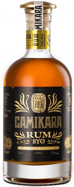 Camikara 8 Jahre Indian Pure Cane Juice Rum 42,8% vol.