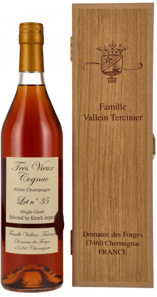 Vallein Tercinier 1935/2024 Petite Champagne Lot 35 Single Cask 47% vol.