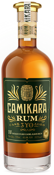 Camikara 3 Jahre Indian Pure Cane Juice Rum 42,8% vol.