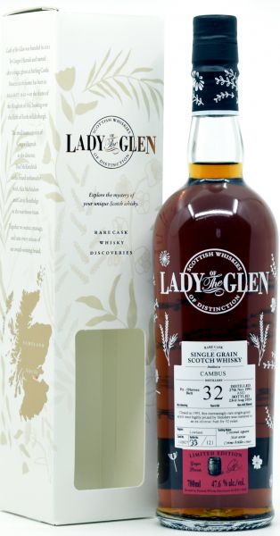 Cambus 32 Jahre 1991/2024 Oloroso Sherry Lady of the Glen 47,6% vol.