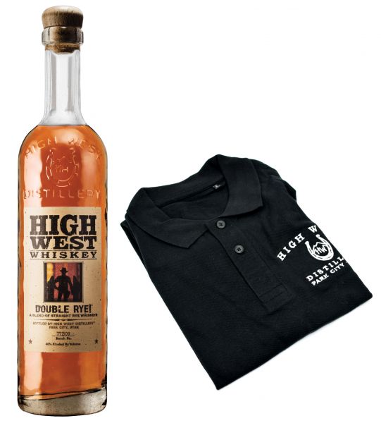 AKTION High West Double Rye 46% vol. mit gratis Polo-Shirt