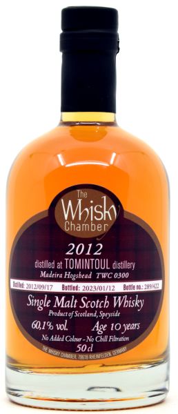 Tomintoul 10 Jahre 2012/2023 Madeira Cask The Whisky Chamber 60,1% vol.