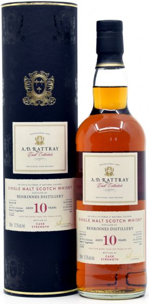 Benrinnes 10 Jahre 2014/2024 Sherry Cask A.D. Rattray 57,2% vol.