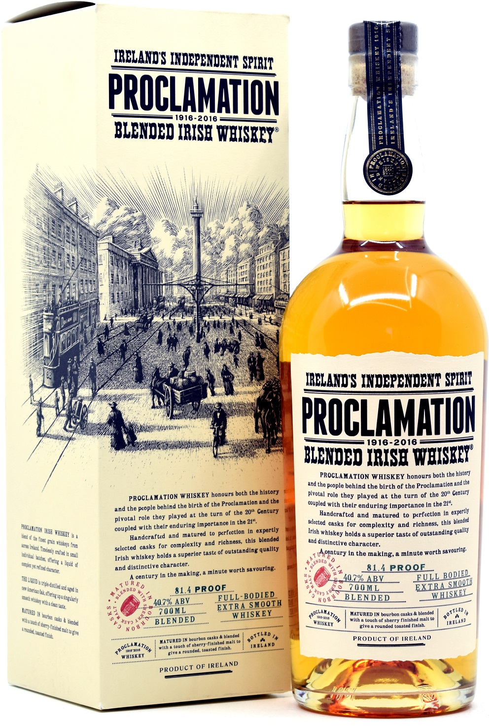 Proclamation Blended Irish Whiskey 407 Vol Deinwhiskyde Dein Whisky Versand 8074