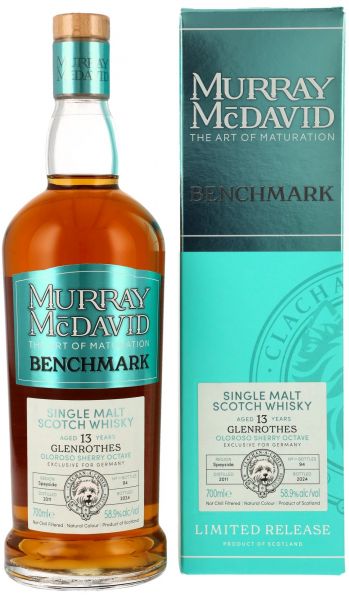 Glenrothes 2011/2024 Oloroso Sherry Octave Murray McDavid Benchmark 58,9% vol.