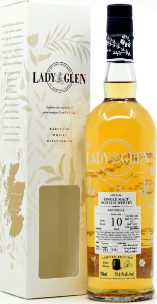 Ardmore 10 Jahre 2013/2024 Lady of the Glen 59,6% vol.