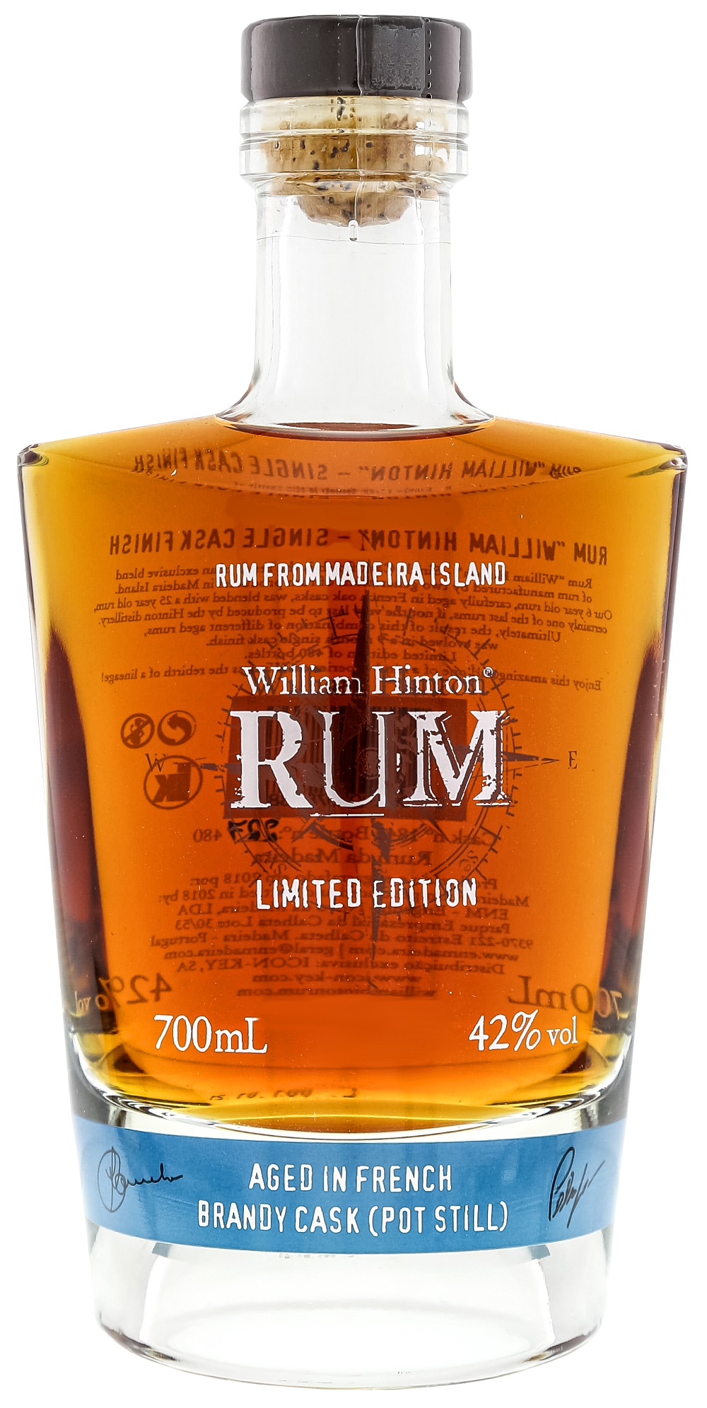 William Hinton Madeira Rum Jahre Limited Edition French Brandy Cask Vol Hier Kaufen