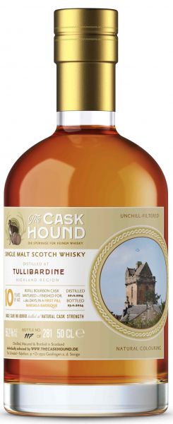 Tullibardine 10 Jahre 2014/2024 1st Fill Marsala The Caskhound 56,2% vol. 0,5 l