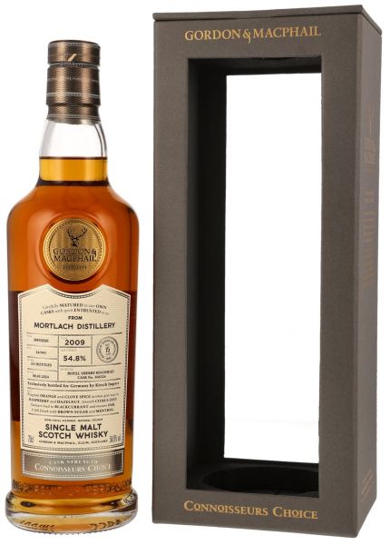 Mortlach 15 Jahre 2009/2024 Sherry Cask Gordon &amp; MacPhail #306326 54,8% vol.