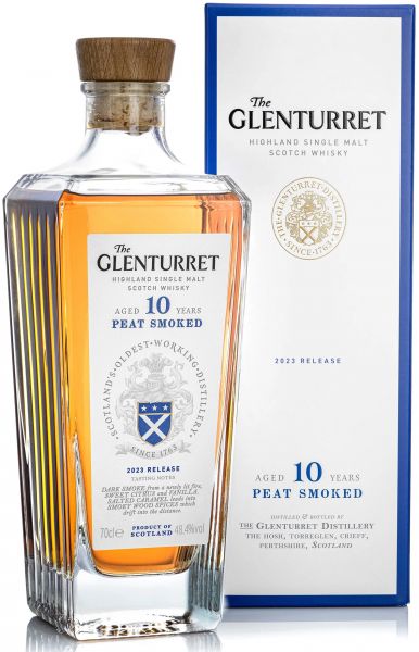 Glenturret 10 Jahre Peat Smoked Release 2023 48,4% vol.